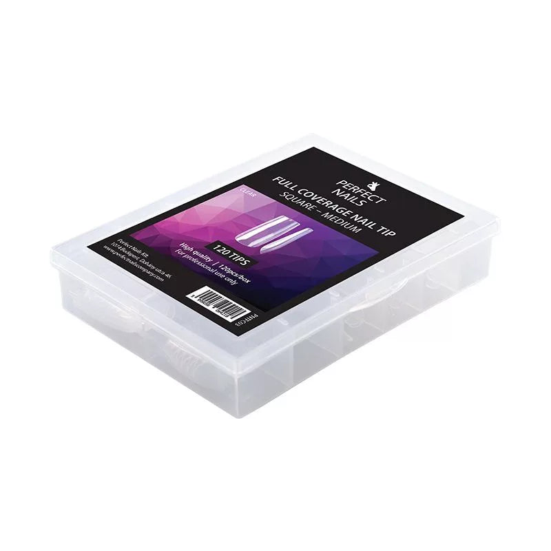 Full Coverage Gel Nail Tips - Square Medium