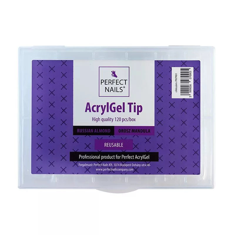 Reverse Tip - AcrylGel Tip Kit - Russian Almond - 120pcs